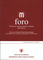 Foro. Revista de Ciencias Jurídicas y Sociales. Nueva Época; Número Extraordinario / 2009. 100964744