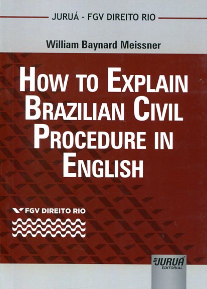 How to explain brazilian civil procedure in english. 9789897123368