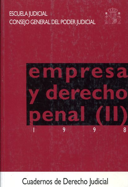 Empresa y Derecho penal (II). 9788489324411
