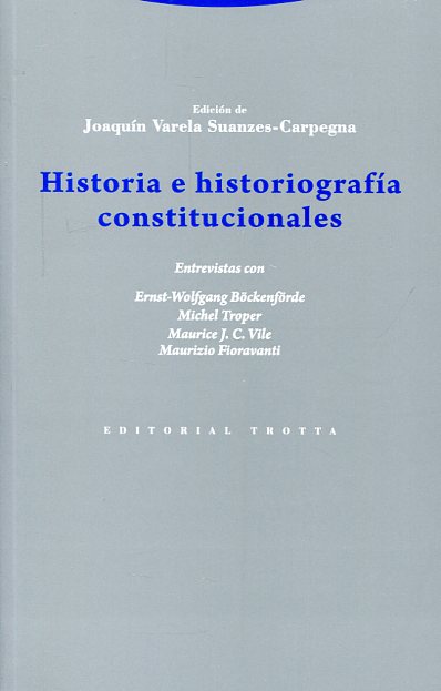 Historia e historiografía constitucionales. 9788498795738