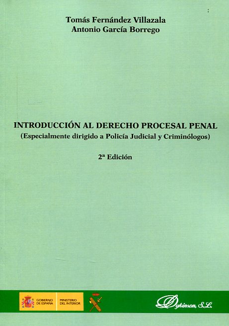 Introducción al Derecho procesal penal. 9788490856154