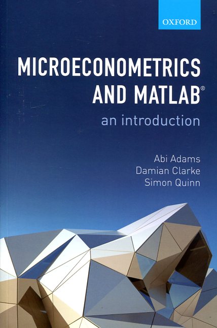 Microeconometrics and MATLAB. 9780198754503