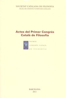 Actes del Primer Congrés Català de Filosofia. 9788499650401