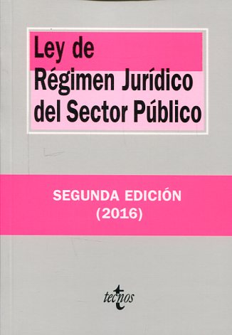 Ley de Régimen Jurídico del Sector Público. 9788430970636