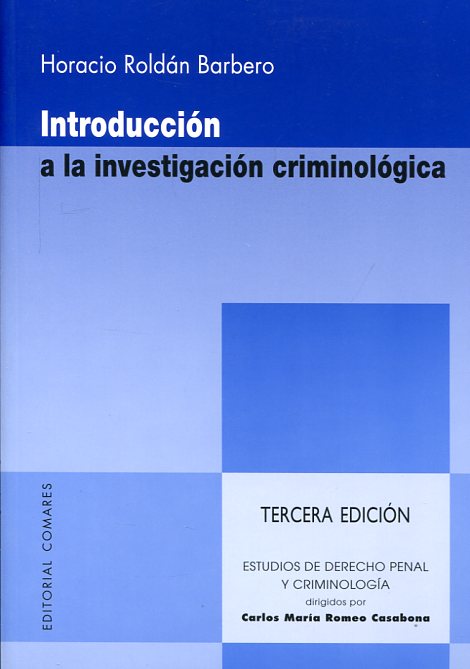 Introducción a la investigación criminológica. 9788490453919