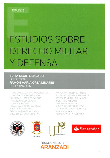 Estudios sobre Derecho militar y defensa. 9788490989890