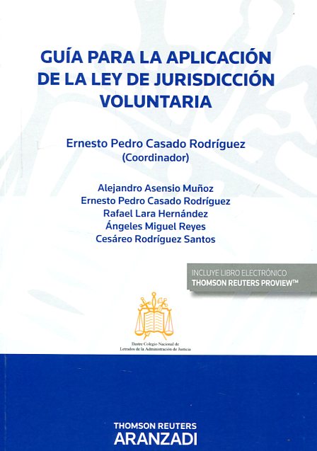 Guía para la aplicación de la Ley de Jurisdicción Voluntaria