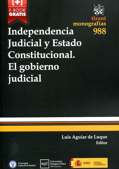 Independencia judicial y Estado constitucional. 9788490866566