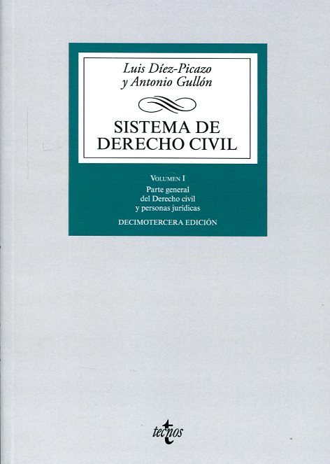 Sistema de Derecho civil. 9788430968763