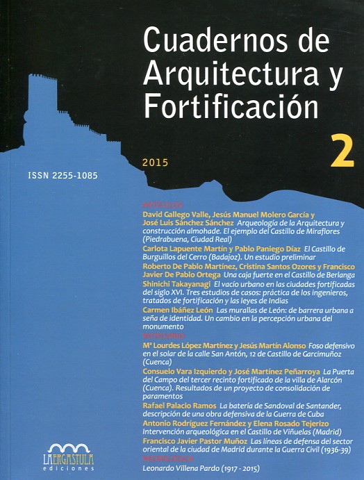 Revista Cuadernos de Arquitectura y Fortificación, Nº 2, año 2015. 9788416242177