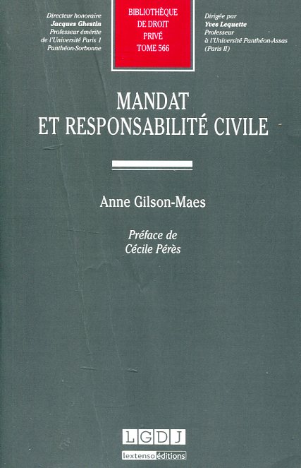 Mandat et responsabilité civile