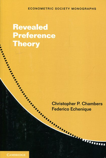 Revealed preference theory. 9781107458116