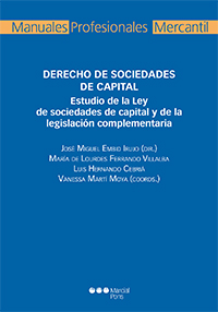 Derecho de sociedades de capital. 9788491230151
