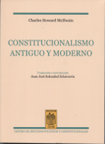 Constitucionalismo antiguo y moderno. 9788425916816