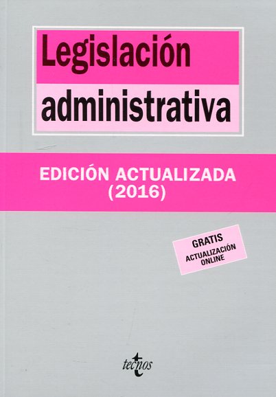 Legislación administrativa. 9788430969999