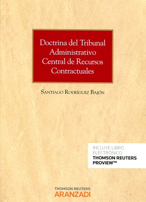 Doctrina del Tribunal Administrativo Central de Recursos Contractuales. 9788490996553