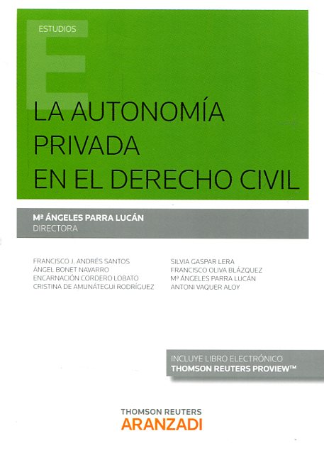 La autonomía privada en el Derecho civil