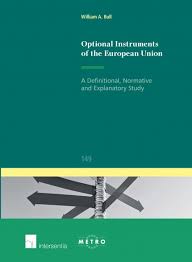 Optional instruments of the European Union. 9781780684109