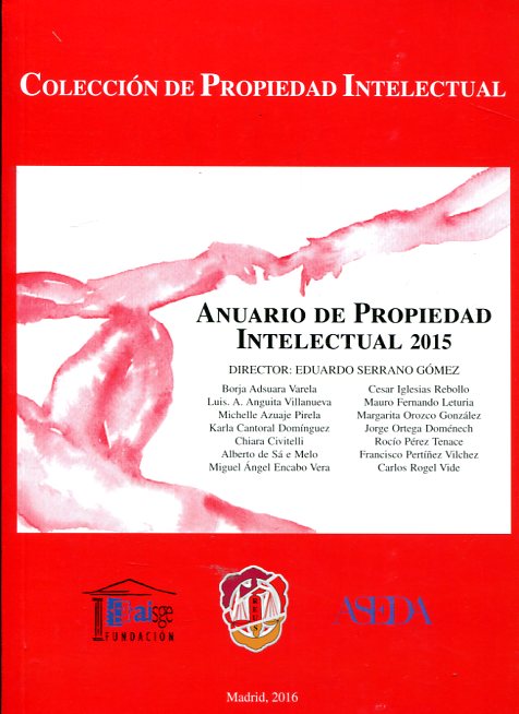 Anuario de propiedad intelectual 2015. 100991670