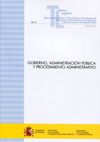 Gobierno, administración pública y procedimiento administrativo