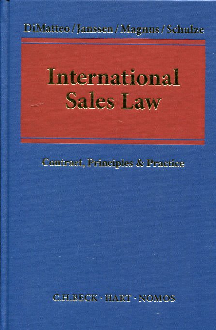 International sales Law. 9781509905652