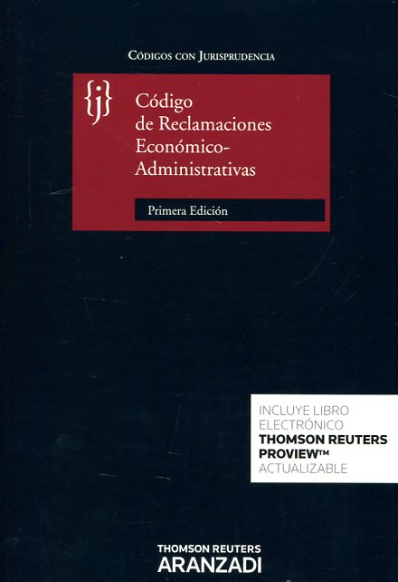 Código de Reclamaciones Económico-Administrativas. 9788491352150