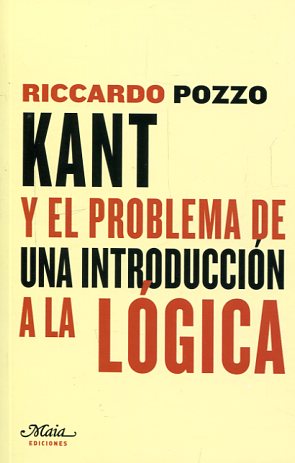 Kant y el problema de una introducción a la lógica