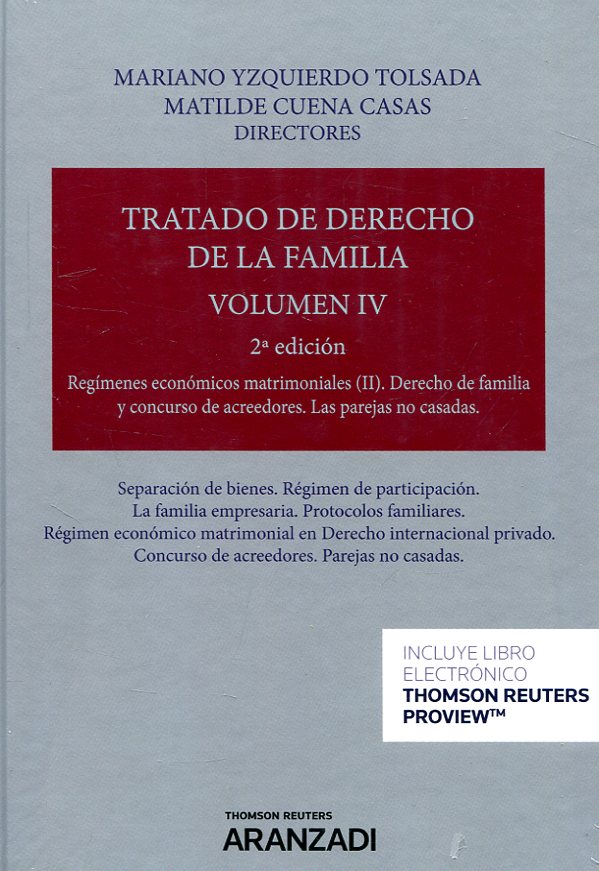 Tratado de Derecho de la familia. 9788490996621