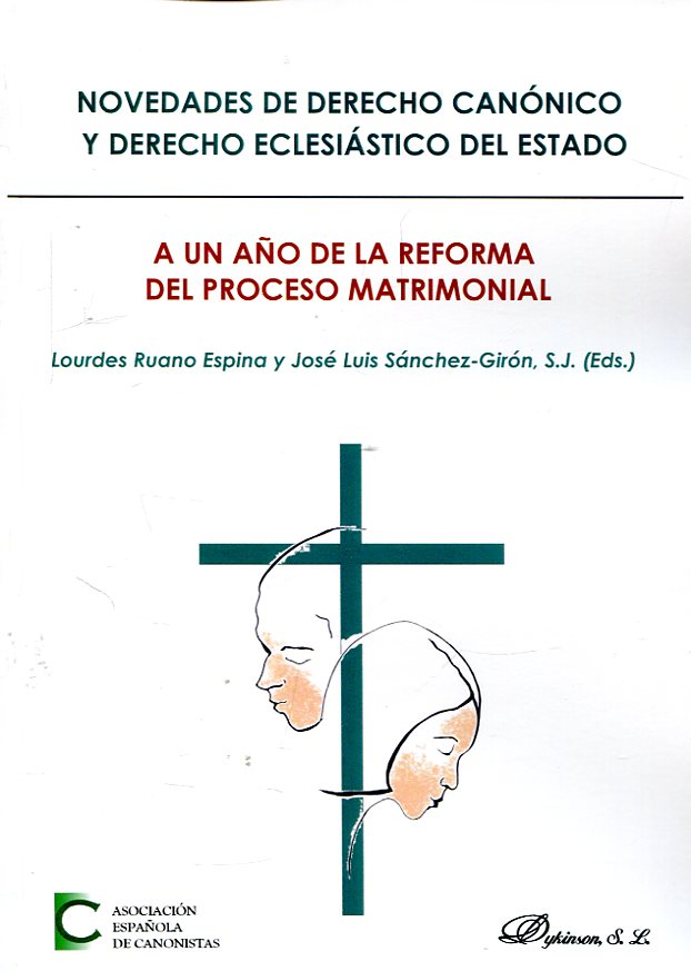 Novedades de Derecho canónico y Derecho eclesiástico del Estado. 9788491483595
