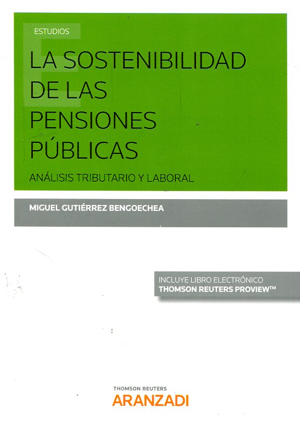La sostenibilidad de las pensiones públicas. 9788491772958