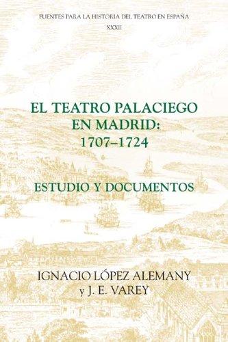 Teatro palaciego en Madrid. 9781855661288