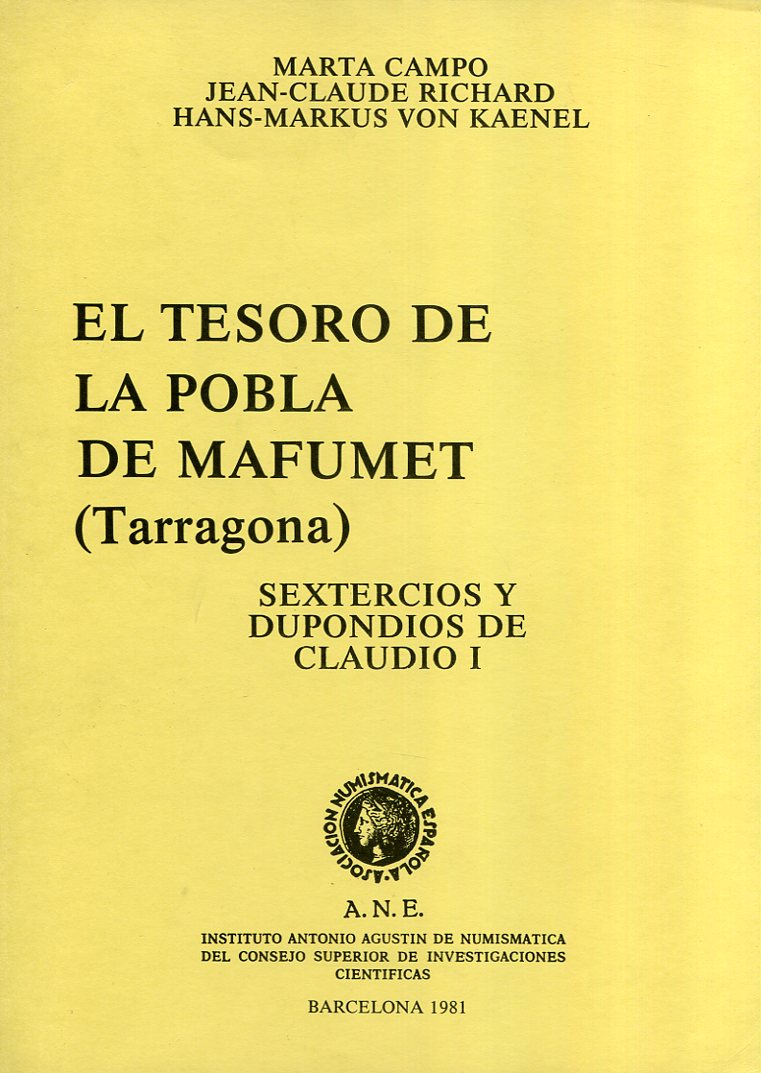 El tesoro de La Pobla de Mafumet (Tarragona). 9788485060481