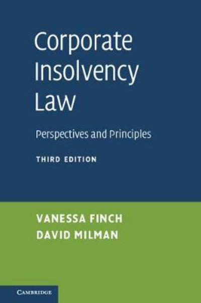 Corporate insolvency Law. 9781107629554