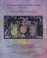 Cortes del Reinado de Alfonso V/2. ACTA CURIARUM REGNI ARAGONUM TOMO X VOL. 1º. 9788416933396