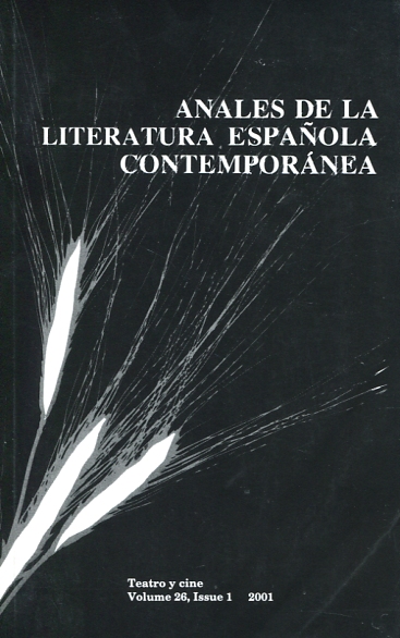 Anales de la literatura española contemporánea = Annals of contemporary spanish literature