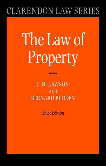 Law of property. 9780198299936