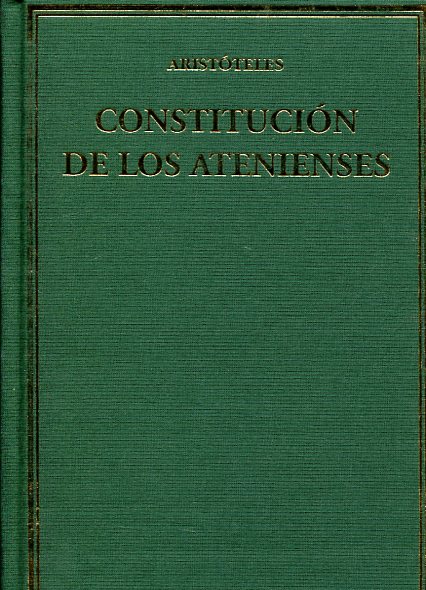 Constitución de los atenienses. 9788400096465