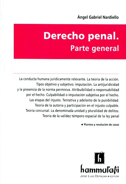 Derecho penal. 9789507417153
