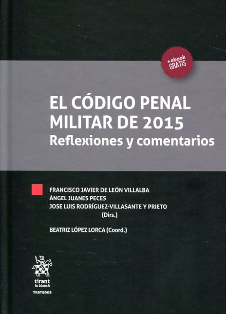 El Código Penal militar de 2015. 9788491435402