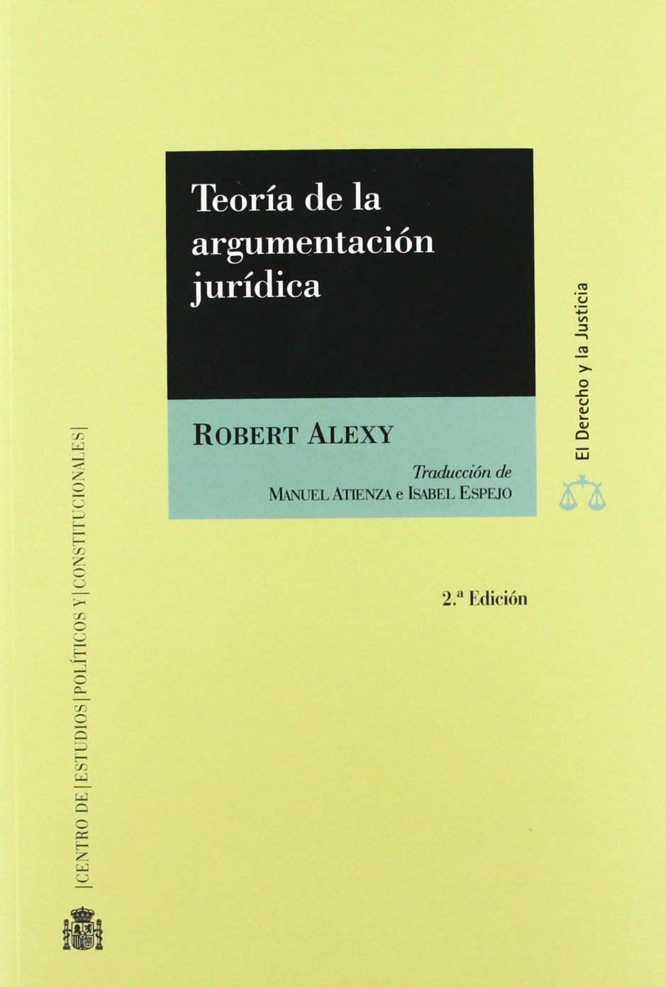 Teoría de la argumentación jurídica. 9788425913921