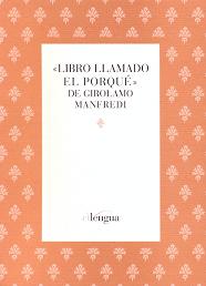 'Libro llamado el porqué' de Girolamo Manfredi. 9788493765408