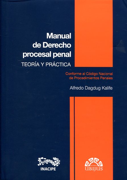 Manual de Derecho procesal penal. 9786079389604
