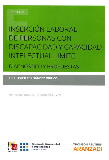 Inserción laboral de personas con discapacidad y capacidad intelectual límite. 9788491523727