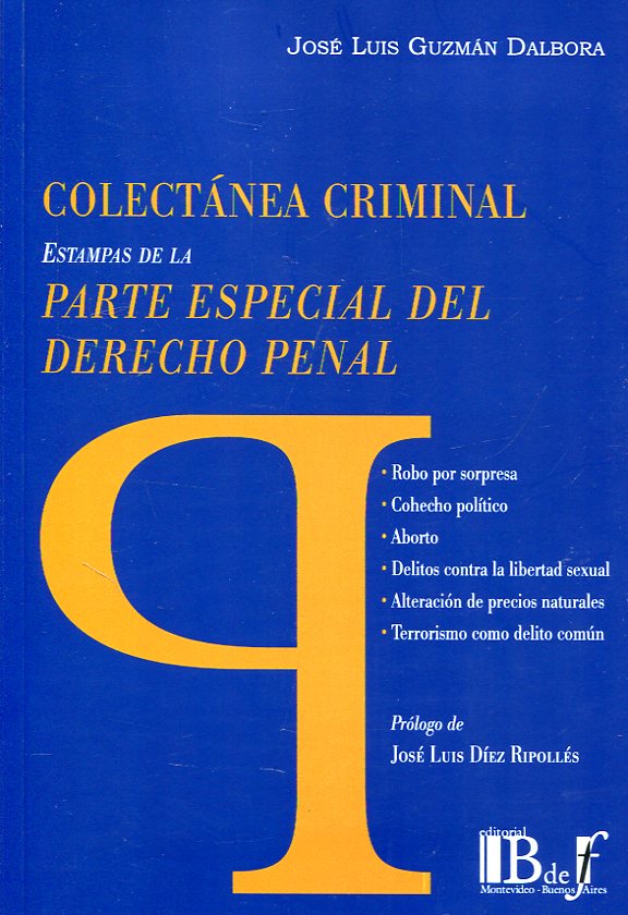 Colectanea criminal. 9789974745254