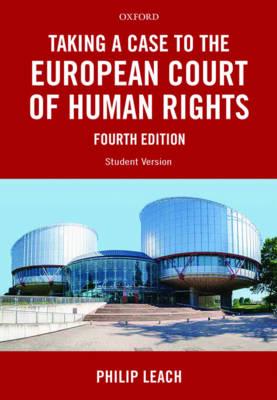 Taking a case to the European Court of Human Rights. 9780198755418