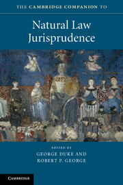 The Cambridge companion to natural law jurisprudence. 9781107546462