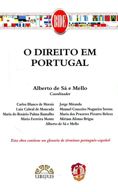 O Dereito em Portugal. 9788429019971