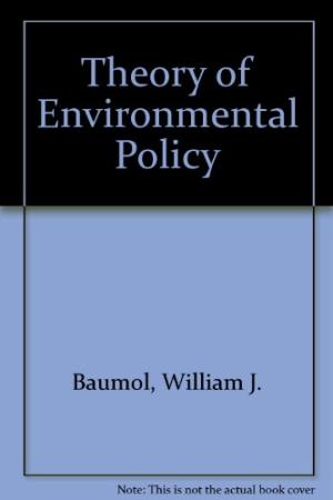 The theory of environmental policy. 9780521311120