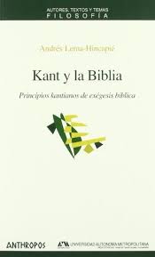 Kant y la Biblia. 9788476587683