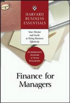 Finance for managers. 9781578518760